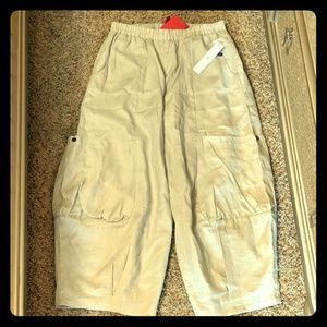 ic By Connie K Wide Leg Linen Pants